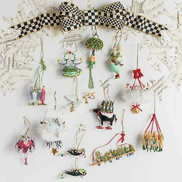 12 Days 10 Pipers Piping Ornament by Patience Brewster