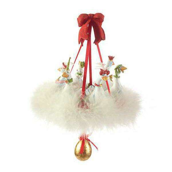 12 Days 6 Geese a-Laying Ornament by Patience Brewster