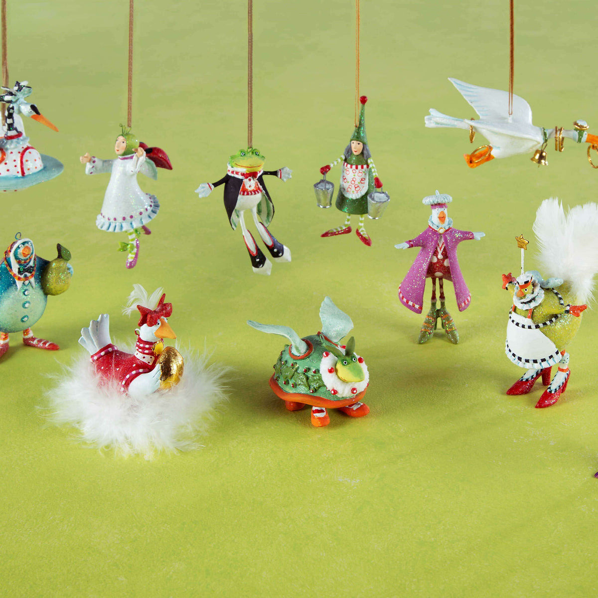 12 Days MINI Ornament by Patience Brewster — Eleven Pipers Piping