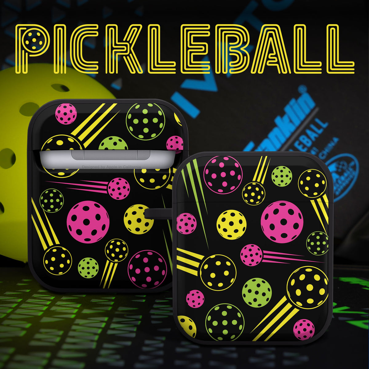 Pickleball HDX Apple AirPods Gen 1 & 2 Case Cover