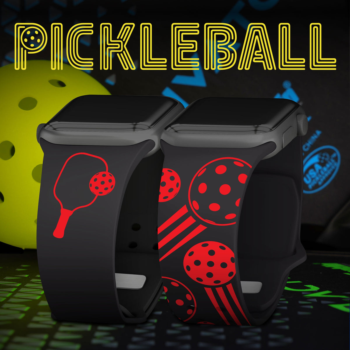 Pickleball HD Apple Watch Band
