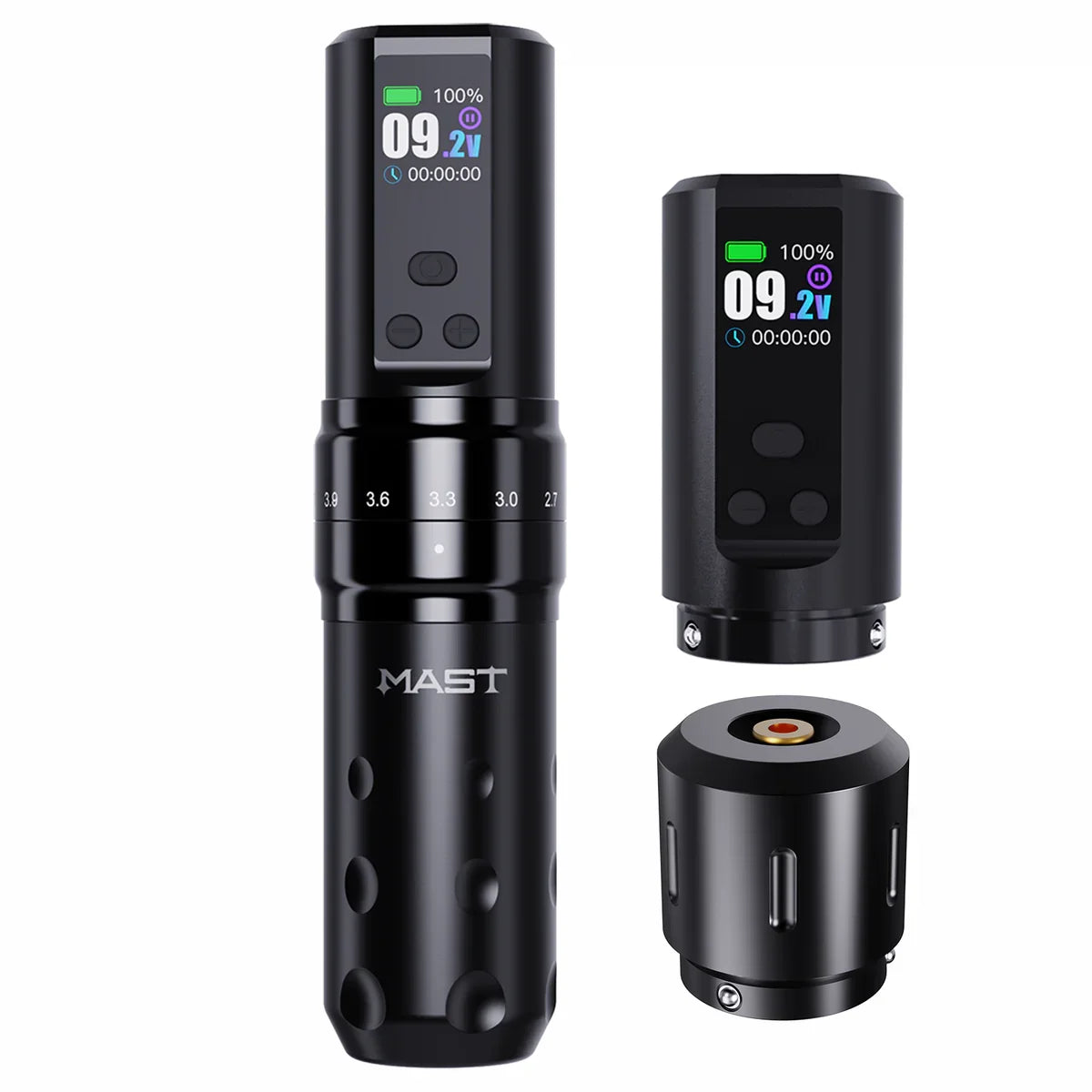 Dragonhawk Wireless Tattoo Pen Machine 2.4-4.2MM Strokes Length | Mast Fold 2 Pro