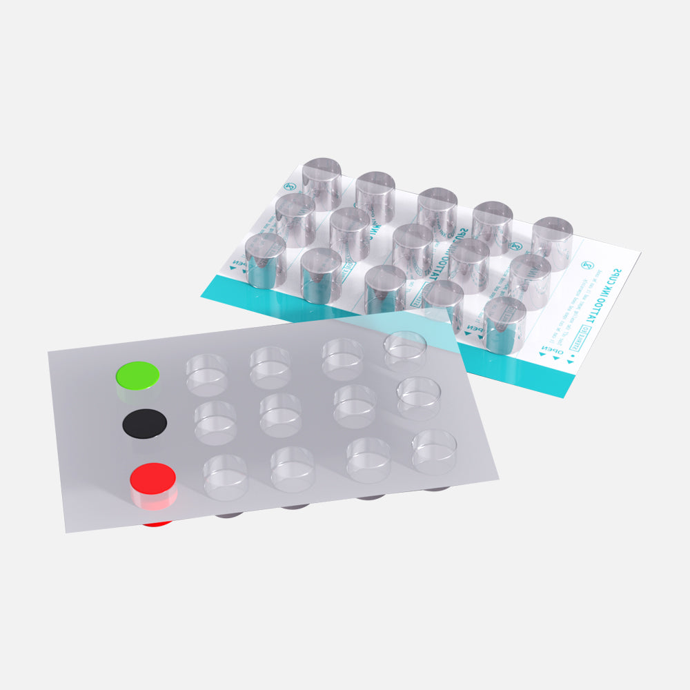 Tattoo Ink Cups-EO sterilization-24pcs-15cups/1pcs