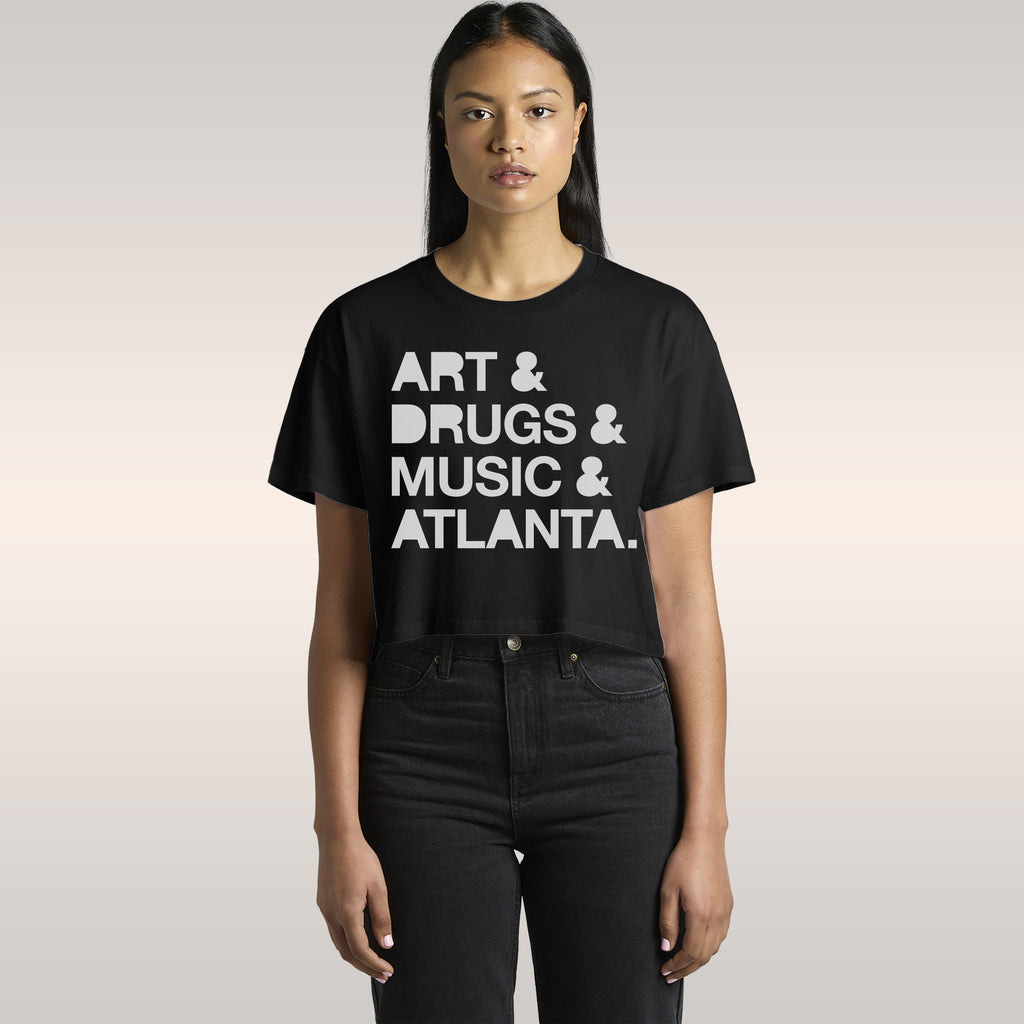 Atlanta Art Drugs Music Crop Top