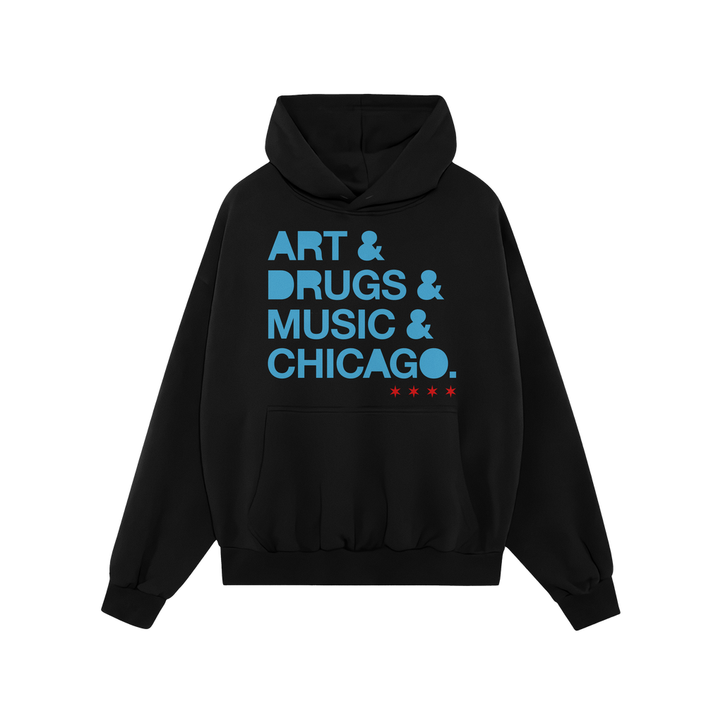 Chicago Art Drugs Music Hoodie