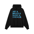 Chicago Art Drugs Music Hoodie