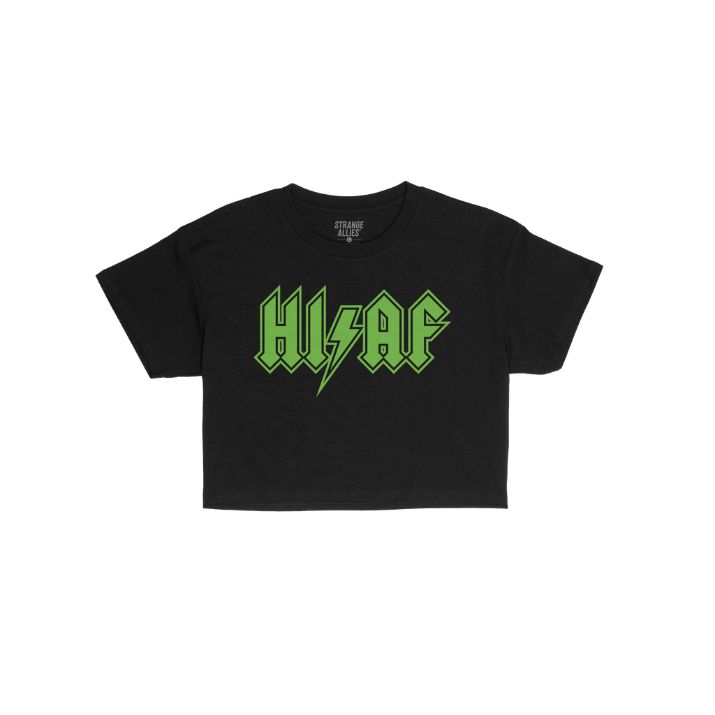High AF Weed Crop Top