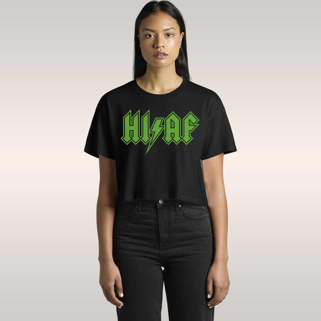 High AF Weed Crop Top
