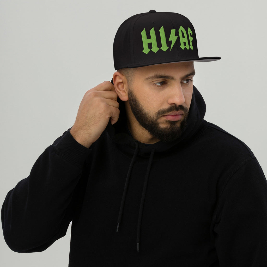 High As Fuck Weed Snapback Hat