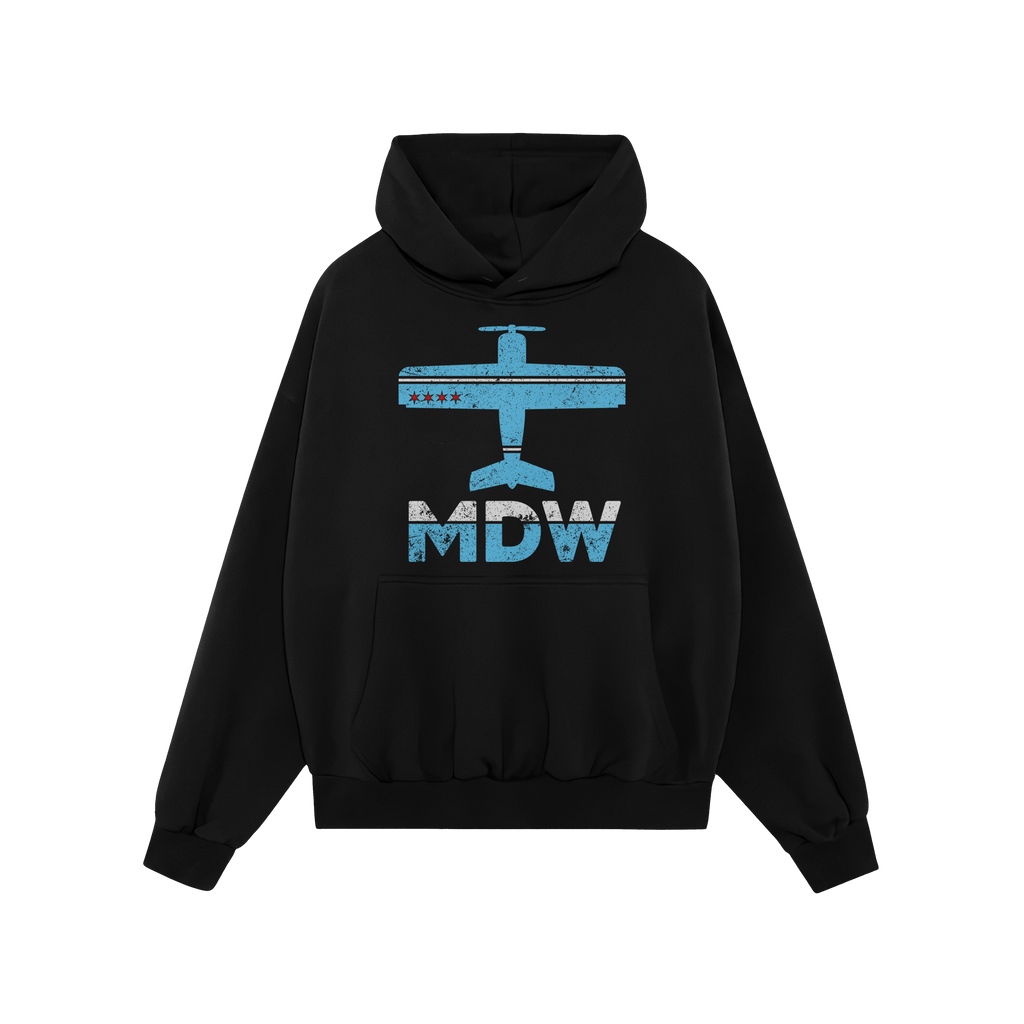 Chicago MDW Midway Airport Hoodie