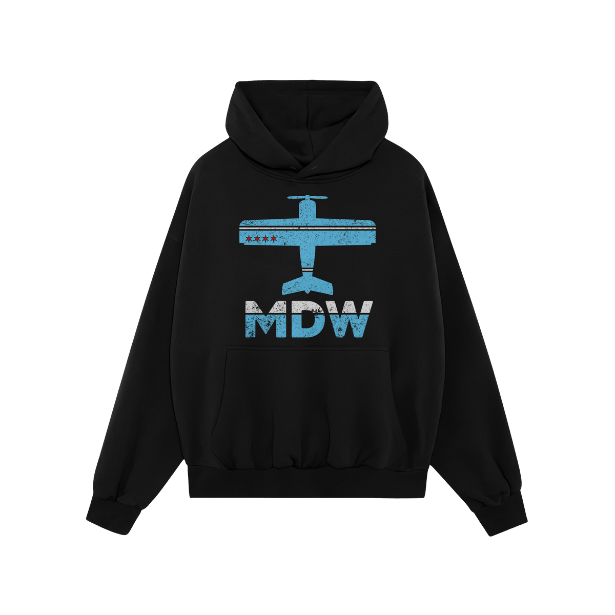 Chicago MDW Midway Airport Hoodie