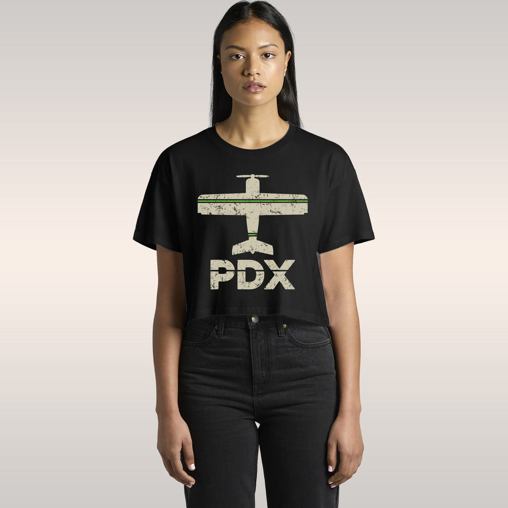 Portland PDX Airport Crop Top