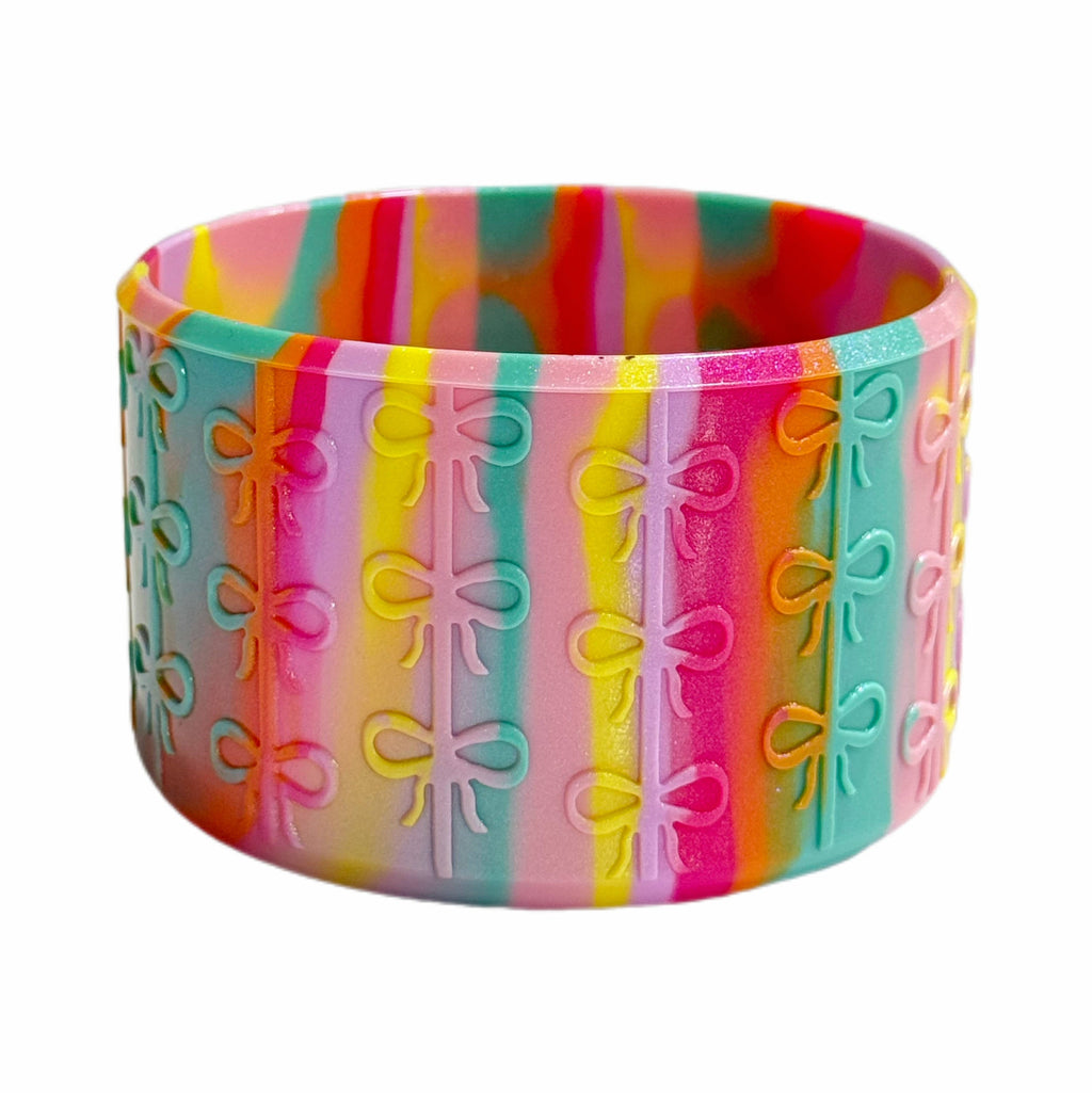 90s Color Swirl Silicone Coquette Boot Bumper Sleeve