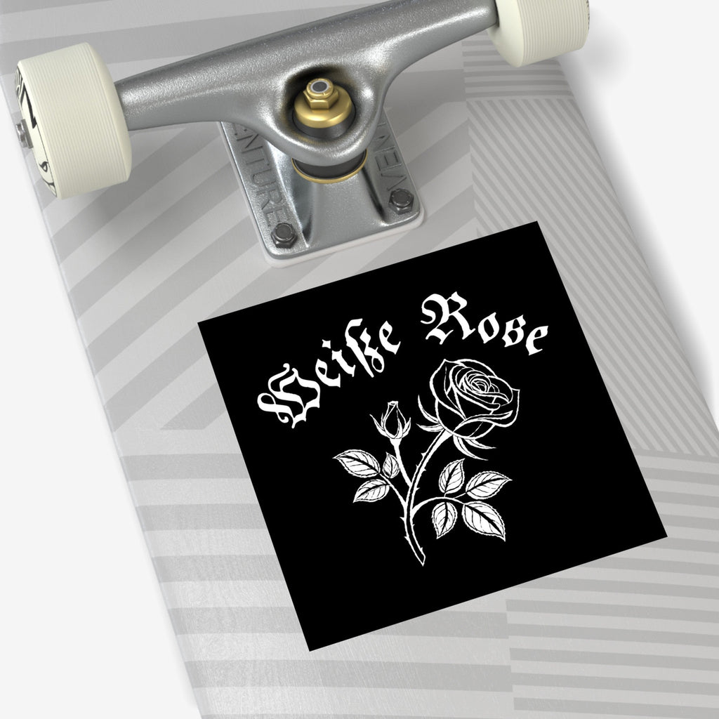 Weiße Rose Sticker
